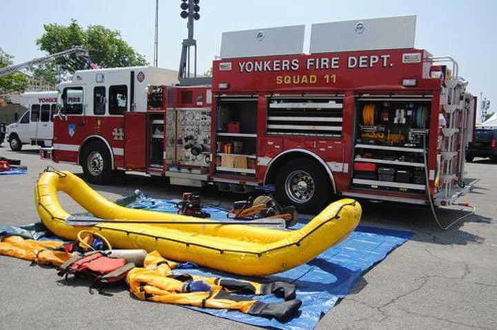 The Yonkers Fire Department assisted with a special delivery on Thanksgiving Day.