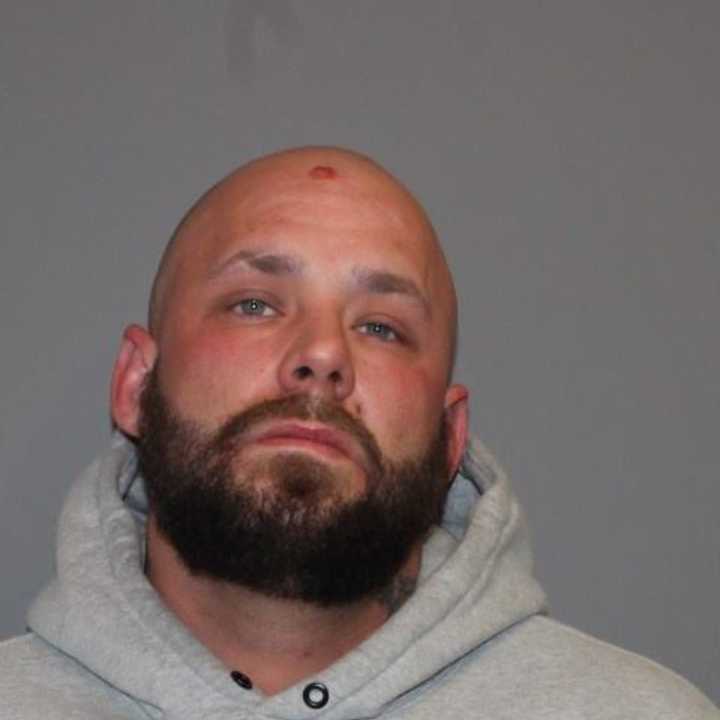 Jeffrey Slinsky, 35, of Bridgeport, was arrested Wednesday evening in Norwalk on gun charges.