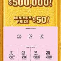 Man Wins $500K On CT Lottery Scratch-Off Ticket