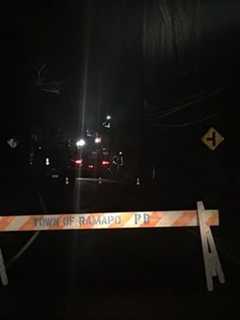 Car Goes Off Road, Striking Utility Pole In Rockland