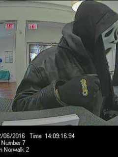 Norwalk Police Release New Photos Of 'Scream' Bank Robber, Getaway Car