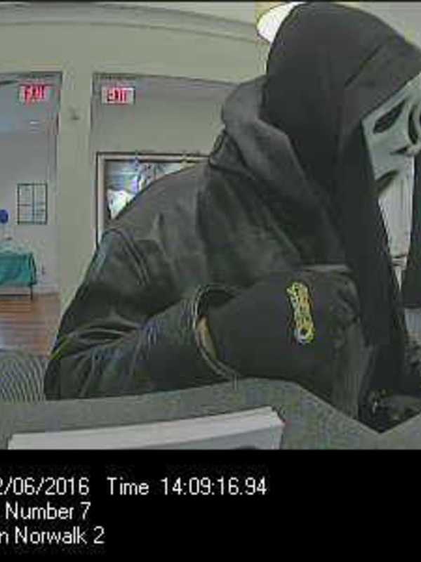 Norwalk Police Release New Photos Of 'Scream' Bank Robber, Getaway Car