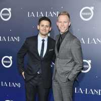 <p>Benj Pasek and Justin Paul at the premiere of LaLa Land in Dec. 2016.</p>