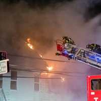 <p>Firefighters had to battle the Maple Avenue blaze in Garfield from the exterior.</p>