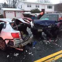 <p>The crash occurred when one of the drivers lost control and the vehicle spun out into the oncoming lane, police said.</p>