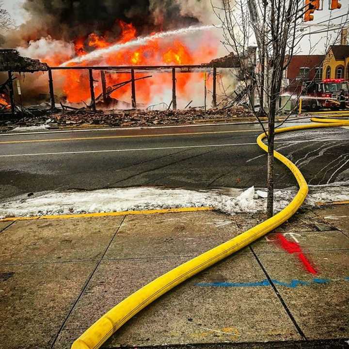 A fire destroyed a North Bergen furniture store in 2016.