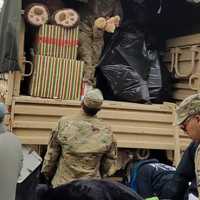 <p>National Guard members do their thing.</p>