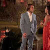 <p>Jeff Caravello meets Bachelorette Katie Thurston</p>