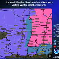 <p>A look at warnings and advisories in effect by county from Thursday morning to Friday morning.</p>