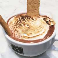 <p>S&#x27;mores hot chocolate at Cafe Angelique in Tenafly.</p>