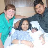 <p>Fairview parents Jackeline Castellanos and Jaime Perez-Guerra welcomed baby boy Jameson Ryan at Englewood Hospital and Medical Center.</p>