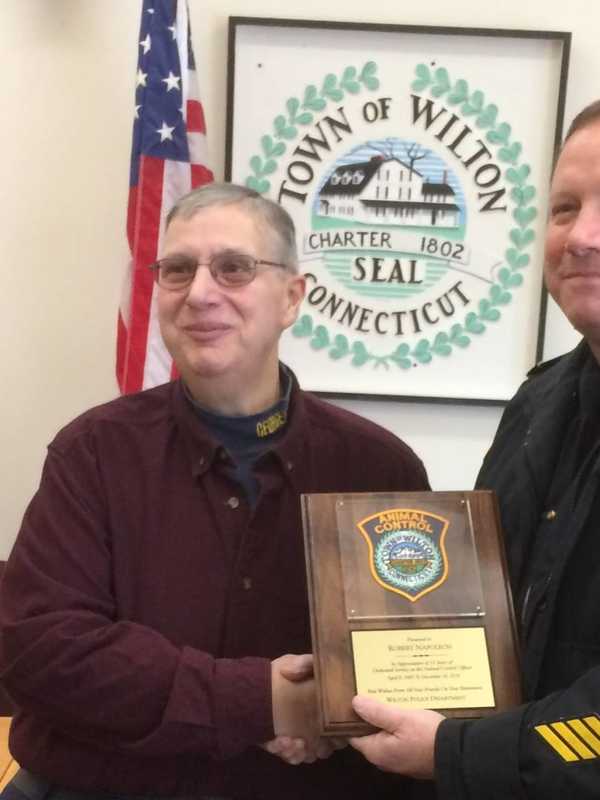 Wilton's Animal Control Officer Retires After 33 Years Of Service