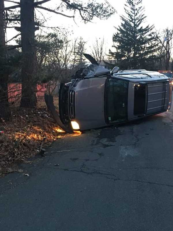 Motorist Injured After Striking Tree In Ramapo
