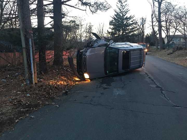 A local man was ticketed for excessive speed after he wrecked his SUV on Thursday.