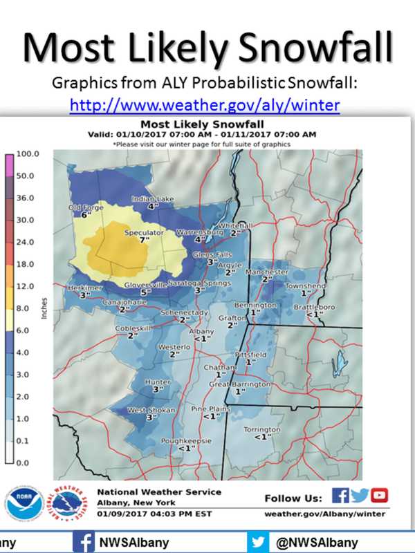 Dutchess Could See More Snow Before Midweek Warmup