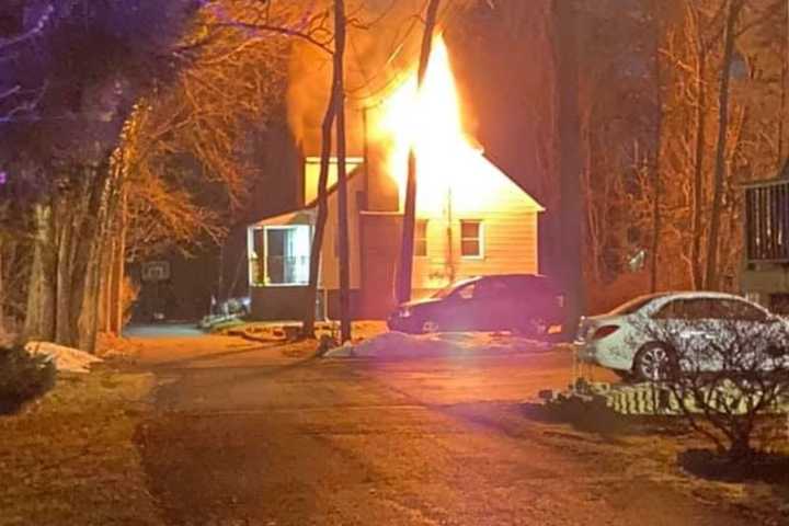 Two Injured In Destructive Waldwick House Fire