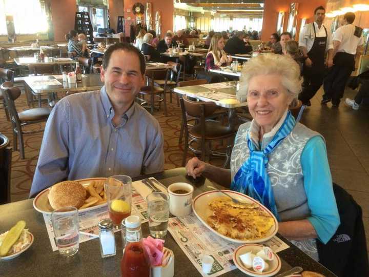 Guests enjoy the food at Tick Tock Diner in Clifton.