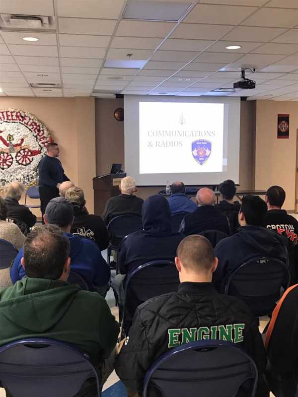 Croton Firefighters Get Radio Refresher Course