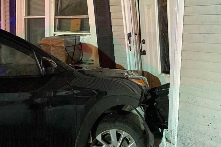 Car Crashes Into Home In Western Mass