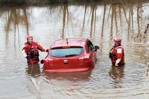 Driver Injured After Crashing Into Pond In Limerick