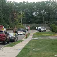 <p>CRASH SCENE: Harrison Avenue off Route 46 in Lodi on Saturday, July 8.</p>