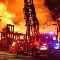 <p>A six-alarm fire.</p>