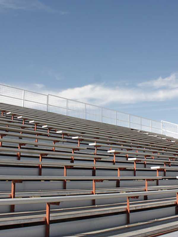 Open Space Grant Provides New Bleachers At Maywood Park