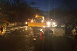 DOT Worker Hospitalized After Rhinebeck Crash