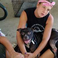 <p>Ramsey&#x27;s Ashley Gardenier when she rescued Phoebe, then Dottie, from a Louisiana hoarding case.</p>