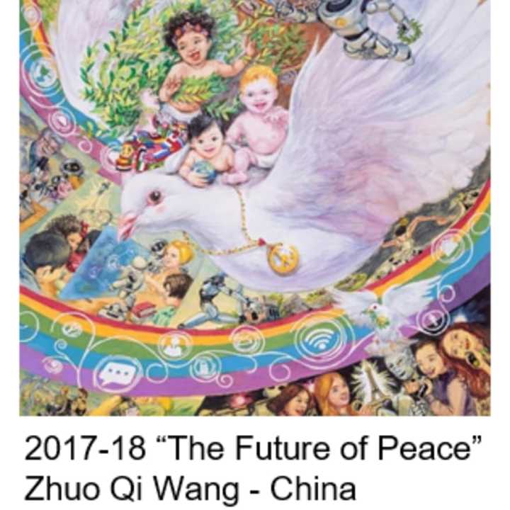 The international winner of the 2017-18 Lions Club Peace Poster Contest.