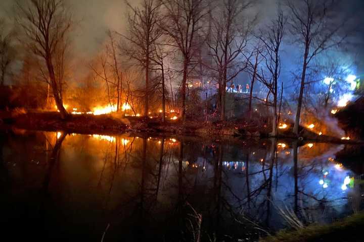 Bristol Borough Fire Crews Extinguish Overnight Brush Fire