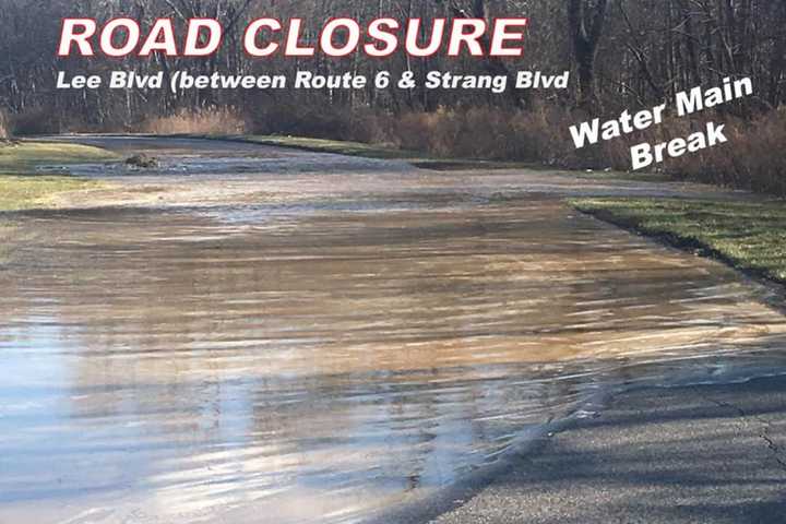 Water Main Break Shuts Down Lee Boulevard In Yorktown
