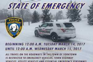 State Of Emergency Declared In Yorktown As Nor'easter Arrives