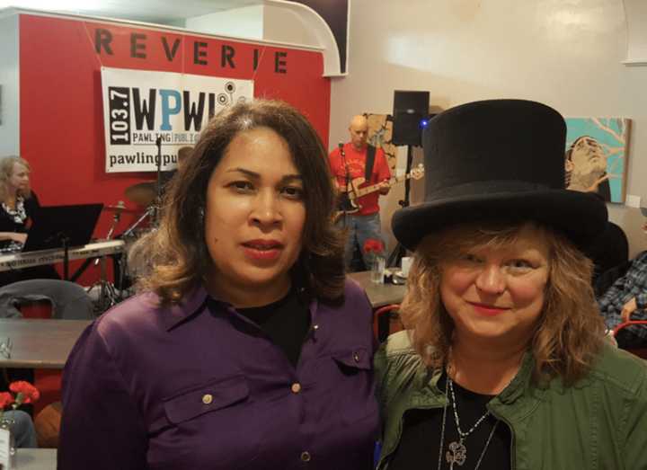 Gizelle Smith (L) and Jacque Roche of Pawling Public Radio.