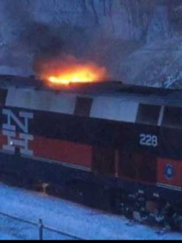 Poughkeepsie Firefighters Douse Blaze On Train In Matter Of Minutes