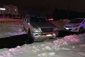 Three Caught After Fleeing When Mercedes Crashes Into Ramapo PD Cruiser