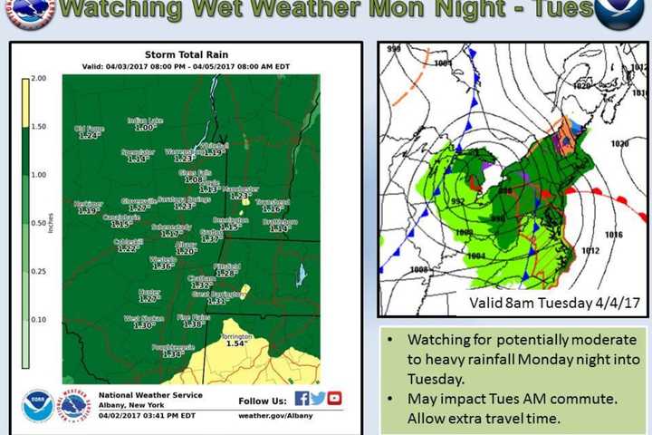 Strong Storm Will Bring New Round Of Heavy Rain To Dutchess