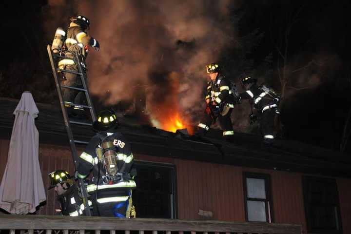 Congers Kitchen Fire Rapidly Spreads