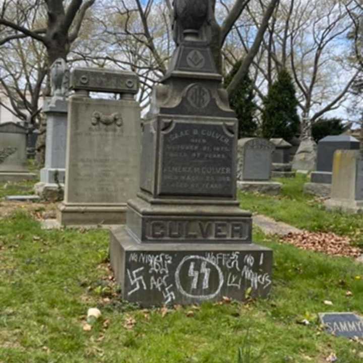 The headstone at the gravesite of Isaac B. Culver in Bay View Cemetery.