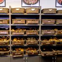 <p>Decisions, decisions at David&#x27;s Bagels in New City.</p>