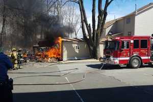 Fire Destroys Shed, Truck In Monsey
