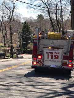 Firefighters Respond To Gas Leak In Croton