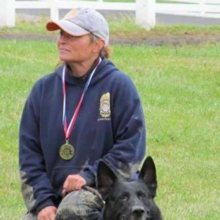 Newtown K9 Officer Saint Michael, shown with his handler Officer Felicia Figol, passed away Sunday. He was recently diagnosed with a rare form of cancer.