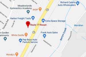 Hasbrouck Heights PD: Utility Pole Snaps In Route 17 Crash After Driver Runs Light