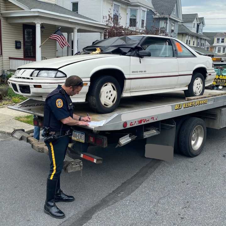 Hundreds of vehicles were left abandoned in Bethlehem streets and tow yards in 2020, police said Friday.