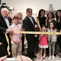 <p>Ribbon-cutting for Olive My Stuff in Monroe.</p>