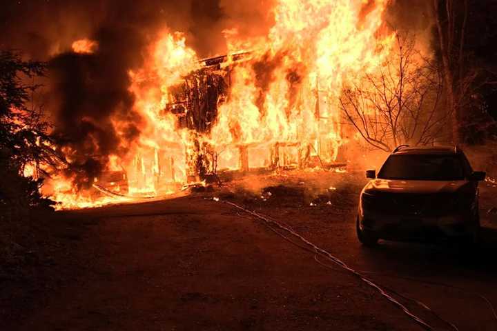 Two-Alarm Fire Destroys Home In Ossining