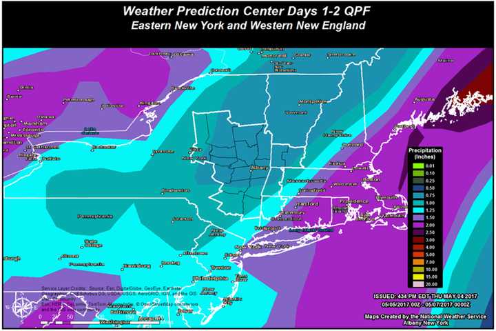 A look at projected rainfall amounts.