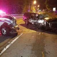 <p>A tow truck driver crossed the double yellow line and hit a Suburban head-on early Monday.</p>