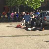 <p>The crash portrayed students who drank before a prom.</p>